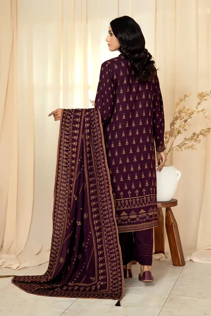 Lakhany Cashmi Vool Unstitched Printed 3Pc Suit CVC-1003-A