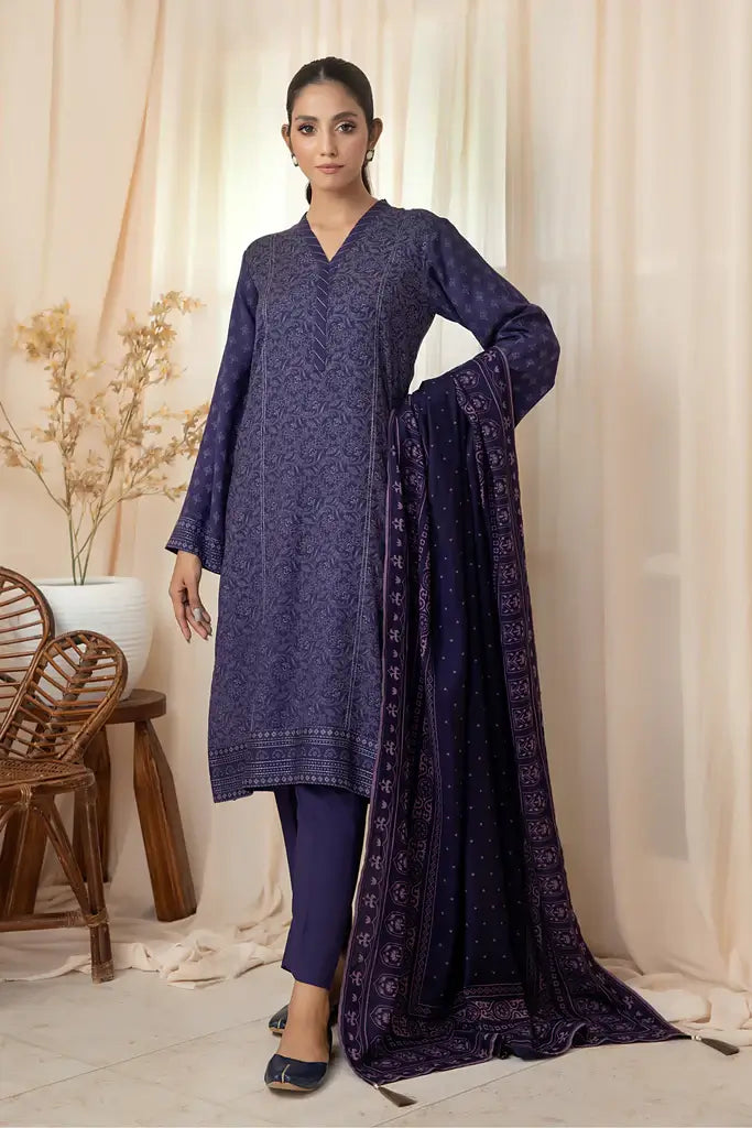 Lakhany Cashmi Vool Unstitched Printed 3Pc Suit CVC-1004-A