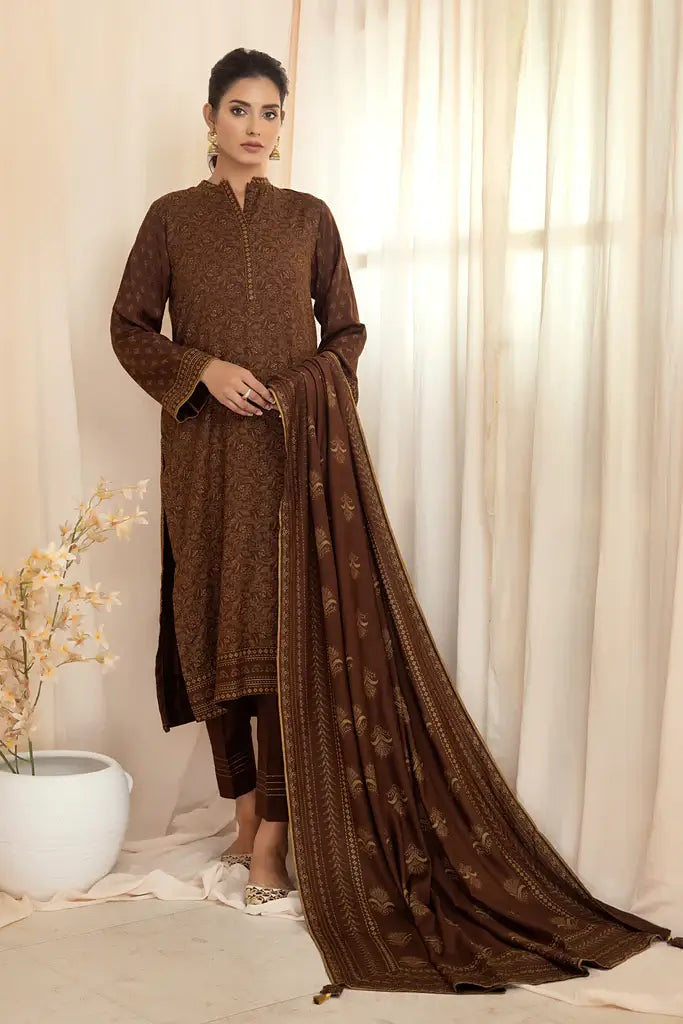 Lakhany Cashmi Vool Unstitched Printed 3Pc Suit CVC-1004-B