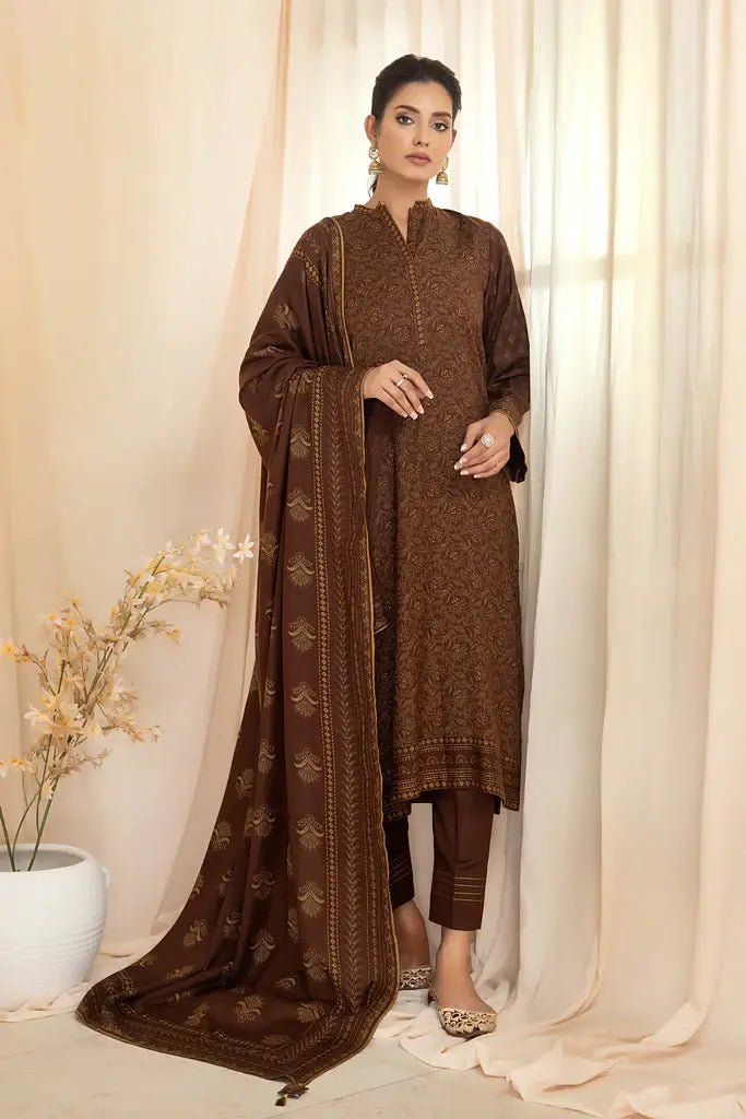 Lakhany Cashmi Vool Unstitched Printed 3Pc Suit CVC-1004-B