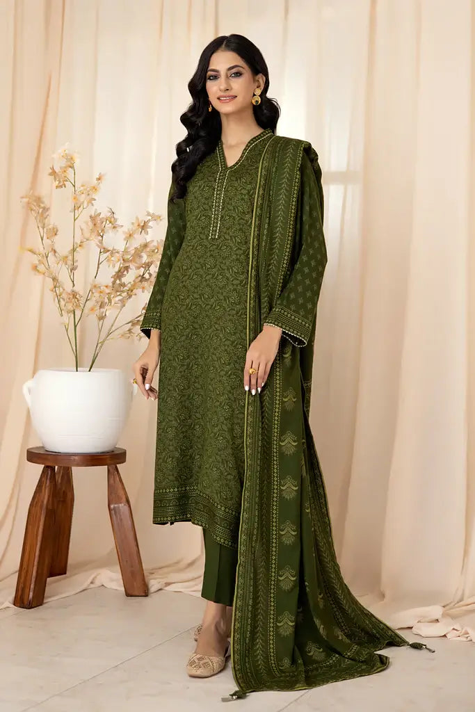 Lakhany Cashmi Vool Unstitched Printed 3Pc Suit CVC-1004-C