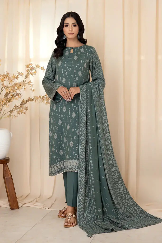 Lakhany Cashmi Vool Unstitched Printed 3Pc Suit CVC-1005-C