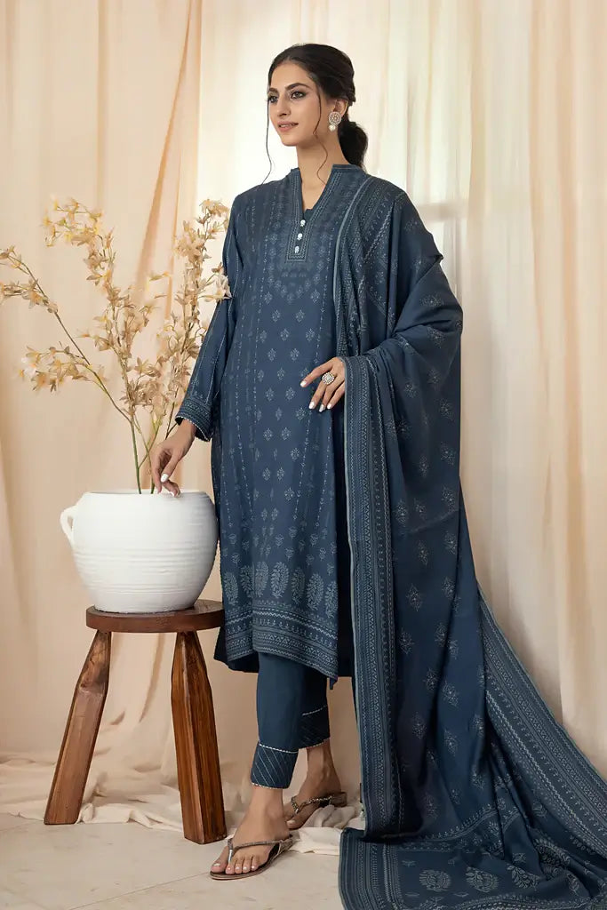 Lakhany Cashmi Vool Unstitched Printed 3Pc Suit CVC-1006-C