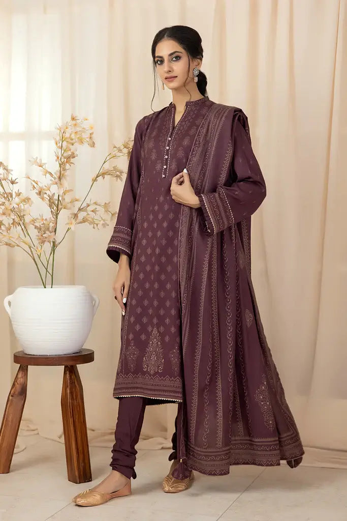 Lakhany Cashmi Vool Unstitched Printed 3Pc Suit CVC-1008-A