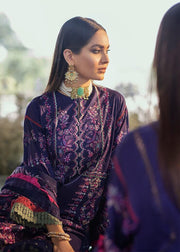 Afrozeh Luxury Lawn Unstitched 3 Piece Embroidered Suit D-05 Cyra - FaisalFabrics.pk