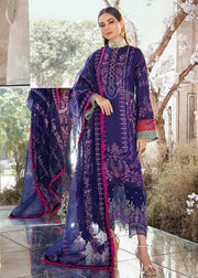 Afrozeh Luxury Lawn Unstitched 3 Piece Embroidered Suit D-05 Cyra - FaisalFabrics.pk
