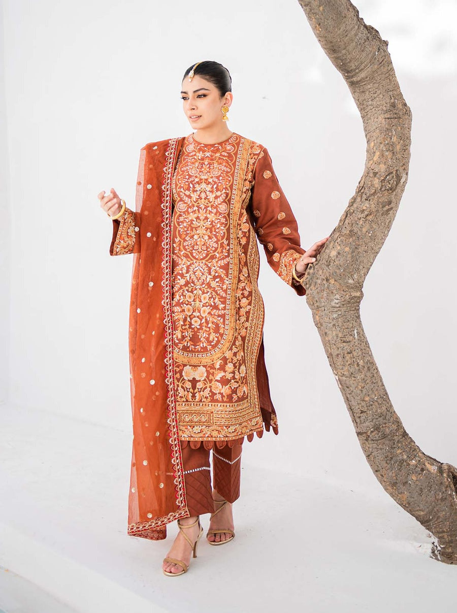 Nuriyaa Festive Formal 3 Piece Suit - Ashnah