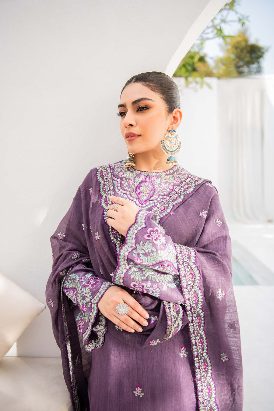 Nuriyaa Festive Formal 3 Piece Suit - Sumbal