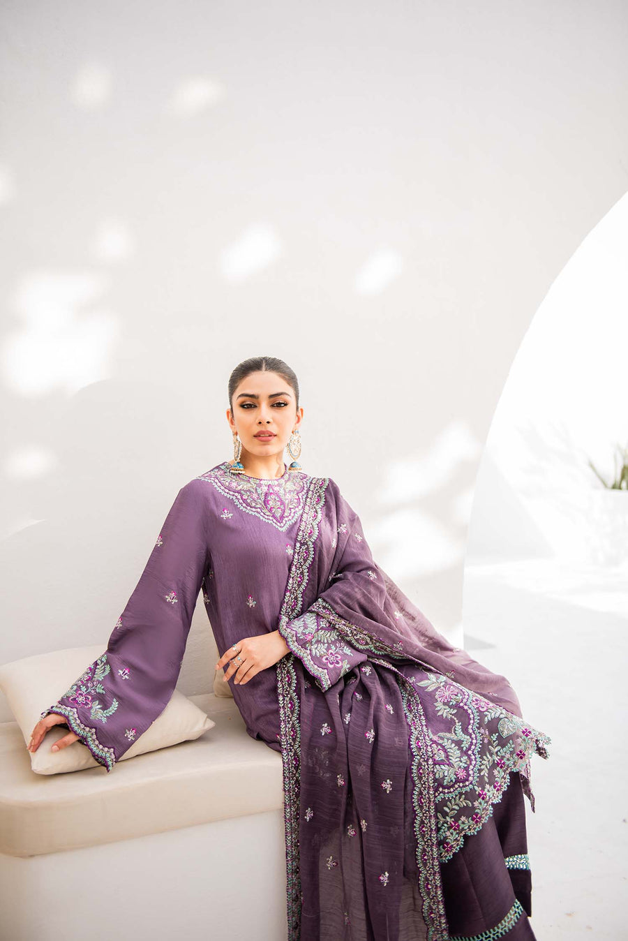 Nuriyaa Festive Formal 3 Piece Suit - Sumbal