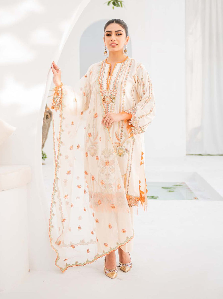 Nuriyaa Festive Formal 3 Piece Suit - Gul e Bano