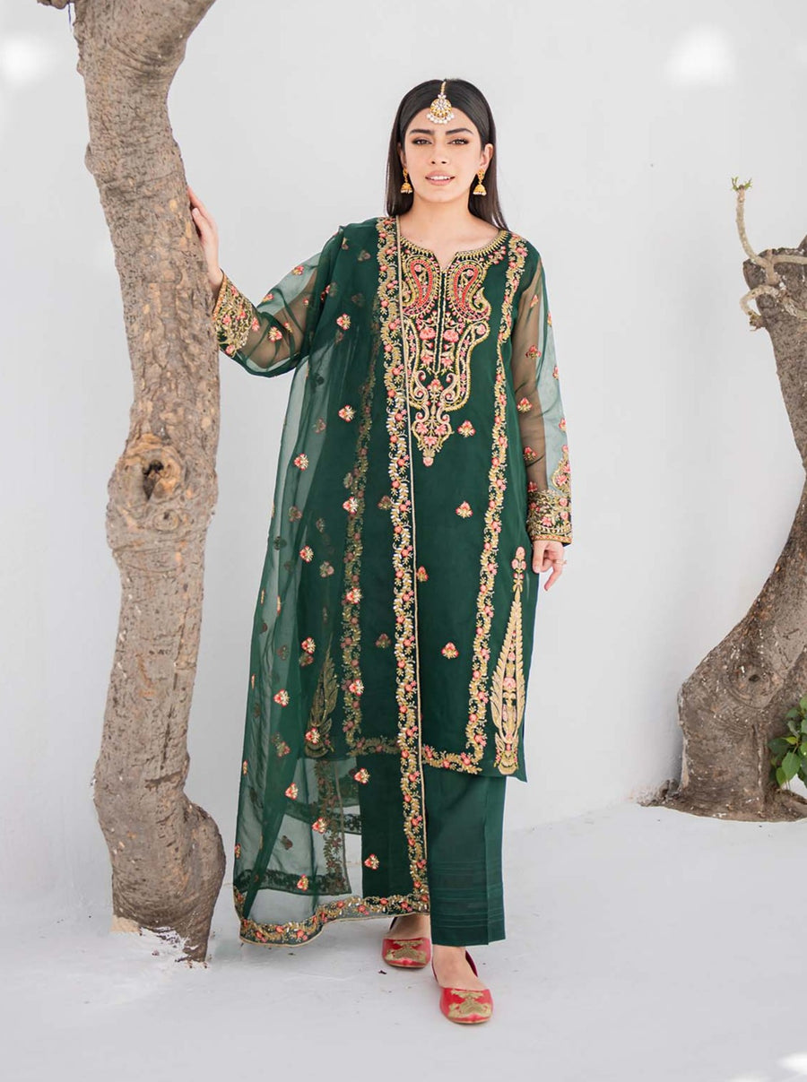 Nuriyaa Festive Formal 4 Piece Suit - Rawayat