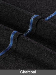 Carrera by Dynasty Men’s Unstitched Blended Suit for Winter - Charcoal - FaisalFabrics.pk
