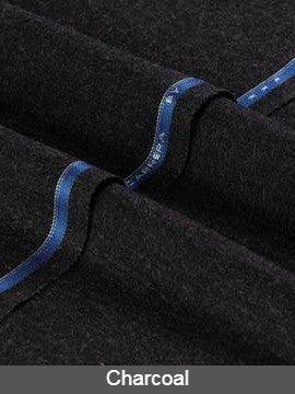 Carrera by Dynasty Men’s Unstitched Blended Suit for Winter - Charcoal - FaisalFabrics.pk