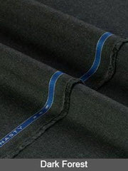 Carrera by Dynasty Men’s Unstitched Blended Suit for Winter - Dark Forest - FaisalFabrics.pk