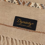Dynasty Premium Mens Pure Wool Shawl Lux Woolen - Cement - FaisalFabrics.pk