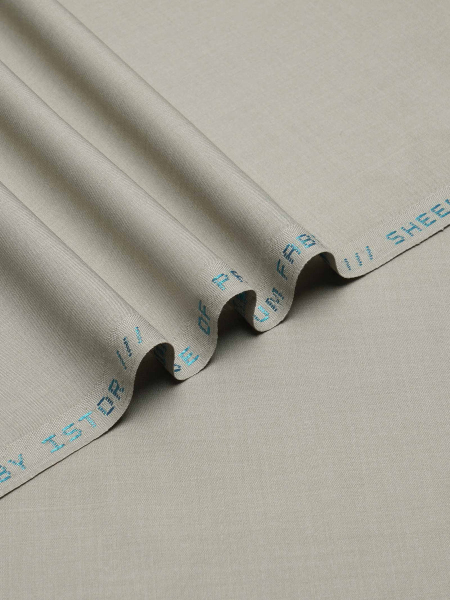 Sheen by Istor Men's Unstitched Blended Fabric for summer - Cement
