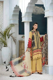 CHARIZMA C-Print Unstitched Lawn 3 Piece Suit CP-03 Mellow Yellow - FaisalFabrics.pk