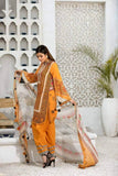 CHARIZMA C-Print Unstitched Lawn 3 Piece Suit CP-05 Tangerine Bliss - FaisalFabrics.pk