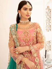 Imrozia Premium Embroidered Brides Collection 3pc Suit I-02 Fantasy - FaisalFabrics.pk