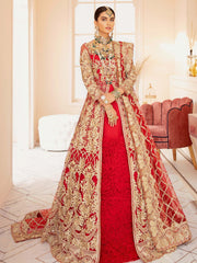 Imrozia Premium Embroidered Brides Collection 3pc Suit I-03 Glamour - FaisalFabrics.pk