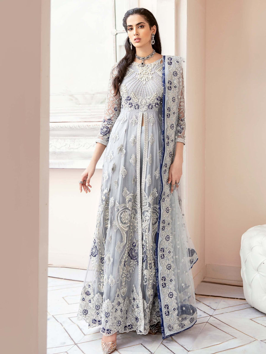 Imrozia Premium Embroidered Brides Collection 3pc Suit I-04 Allure - FaisalFabrics.pk