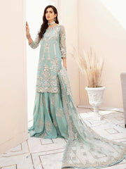 Imrozia Premium Embroidered Brides Collection 3pc Suit I-06 Romance - FaisalFabrics.pk