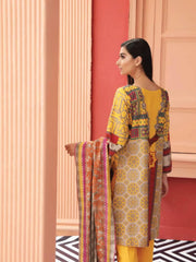 Charizma Print Khaddar with Embroidered Pashmina Shawl 3PC Suit CKD-10 - FaisalFabrics.pk