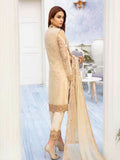 Ramsha Chevron Luxury Chiffon Vol-2 Embroidered 3Pc Suit A-206 - FaisalFabrics.pk