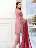 Ramsha Chevron Luxury Chiffon Vol-2 Embroidered 3Pc Suit A-210 - FaisalFabrics.pk
