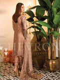 Ramsha Chevron Luxury Chiffon Vol-1 Embroidered 3Pc Suit A-102 - FaisalFabrics.pk