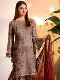 Ramsha Chevron Luxury Chiffon Vol-1 Embroidered 3Pc Suit A-106 - FaisalFabrics.pk