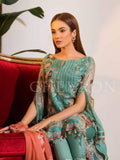 Ramsha Chevron Luxury Chiffon Vol-1 Embroidered 3Pc Suit A-107 - FaisalFabrics.pk