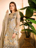 Ramsha Chevron Luxury Chiffon Vol-1 Embroidered 3Pc Suit A-109 - FaisalFabrics.pk