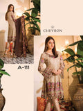 Ramsha Chevron Luxury Chiffon Vol-1 Embroidered 3Pc Suit A-111 - FaisalFabrics.pk