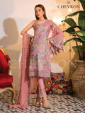 Ramsha Chevron Luxury Chiffon Vol-1 Embroidered 3Pc Suit A-112 - FaisalFabrics.pk