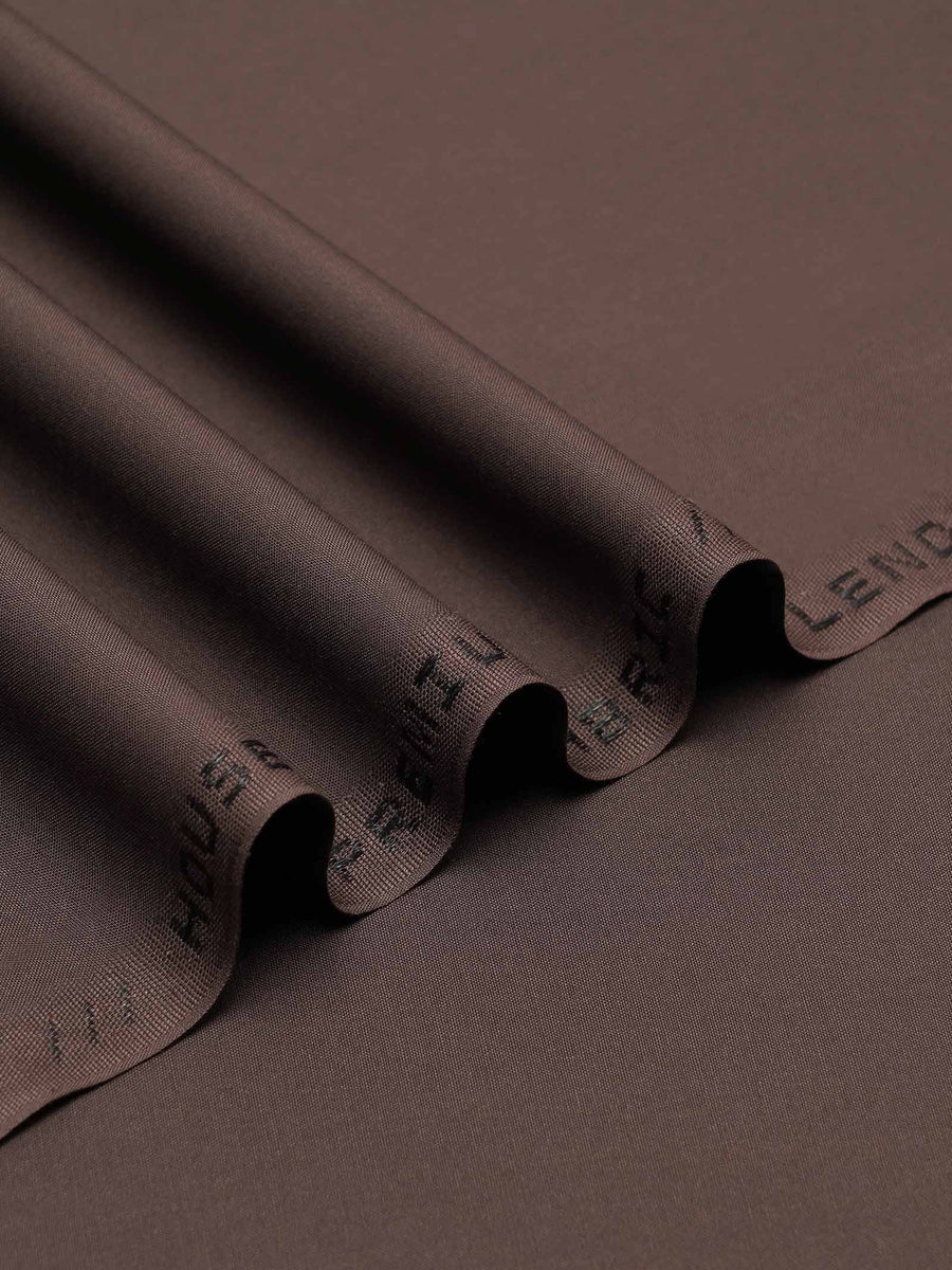 Splendid by Istor Men's Unstitched Blended Fabric for summer - Chocolate