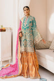 MASHQ Premium Embroidery Wedding Collection 3pc Suit Colors & Lover MX-08 - FaisalFabrics.pk
