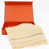 Dynasty Premium Mens Pure Wool Shawl Lux Woolen - Cream - FaisalFabrics.pk