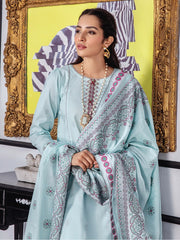 Kalam by Humdum Unstitched Embroidered Jacquard Lawn 3Pc Suit D-04