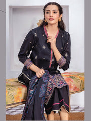 Kalam by Humdum Unstitched Embroidered Jacquard Lawn 3Pc Suit D-05