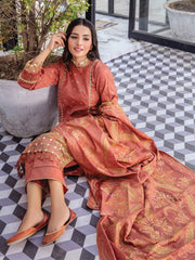 Kalam by Humdum Unstitched Embroidered Jacquard Lawn 3Pc Suit D-07