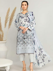 Harnour Vol-03 by Al-Kareem Fabrics Printed Lawn 3 Piece Suit D-01