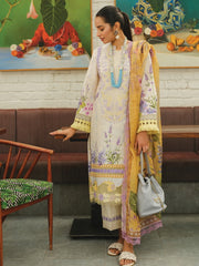 Rang Rasiya LifeStyle Embroidered Lawn Unstitched 3Pc Suit D-01 Olivine
