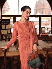 Rang Rasiya Premium Winter Unstitched Karandi 3Pc Suit D-01 RUBY