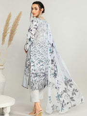 Harnour Vol-03 by Al-Kareem Fabrics Printed Lawn 3 Piece Suit D-01