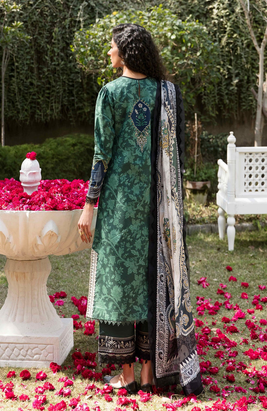 SERAN by Dynasty AFSANAH Unstitched Summer Lawn 3Pc Suit - ANJUMAN