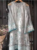 Afrozeh Hayyat Wedding Formals Embroidered 3Pc Suit D-04 Azuri - FaisalFabrics.pk