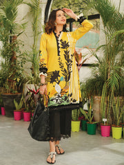 Rang Rasiya Tunic Digital Printed Lawn Unstitched Kurti D-01 Mellow
