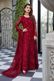 Alizeh Fashion Mahyar Embroidered Festive Chiffon 3PCS Suit D-01 Ruhé - FaisalFabrics.pk