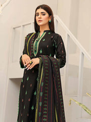 Uraan by Khaaka Unstitched Embroidered Jacquard Lawn 3Pc Suit D-01